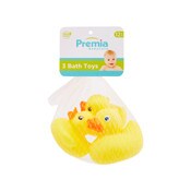 Wholesale - PREMIA BABYCARE 3PK MINI BATH TOY DUCKS, UPC: 810002206177